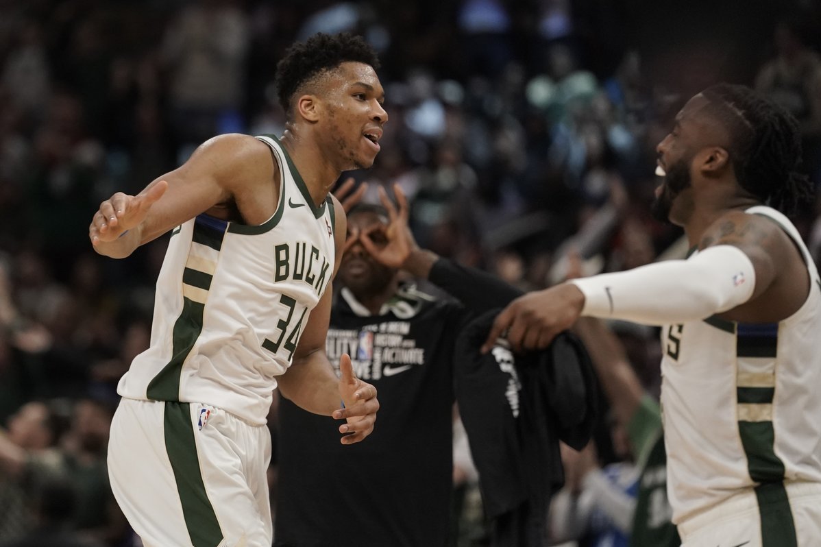 Giannis Antetokounmpo vėl vedė klubą į pergalė (nuotr. SCANPIX)