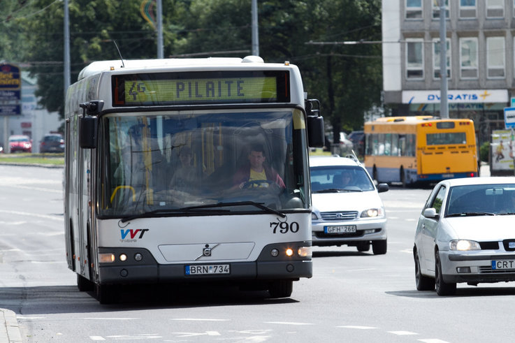 Viešasis transportas (nuotr. Balsas.lt/Ruslano Kondratjevo)