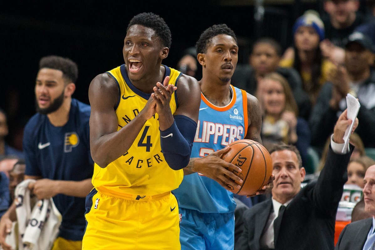 Indianos „Pacers“ – Los Andželo „Clippers“ 109:104 (nuotr. SCANPIX)