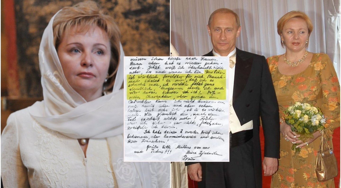 Paviešinti Liudmilos Putinos laiškai santuokoje: „Esu jam tuščia vieta“