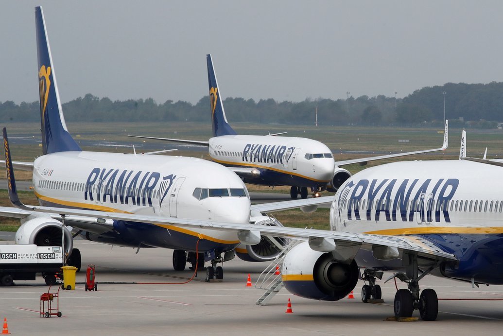„Ryanair“ lėktuvai (nuotr. SCANPIX)