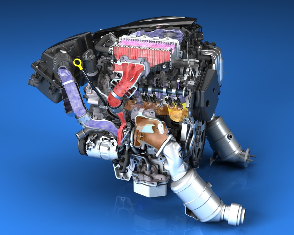 The all-new 3.0L Twin Turbo for the 2016 Cadillac CT6 is the onl