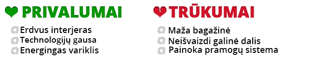 pliusai ir minusai