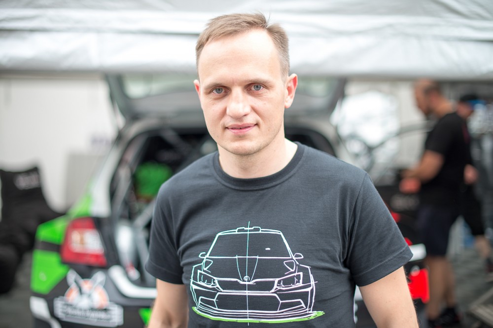 Martynas Samuitis Skoda t-shirt