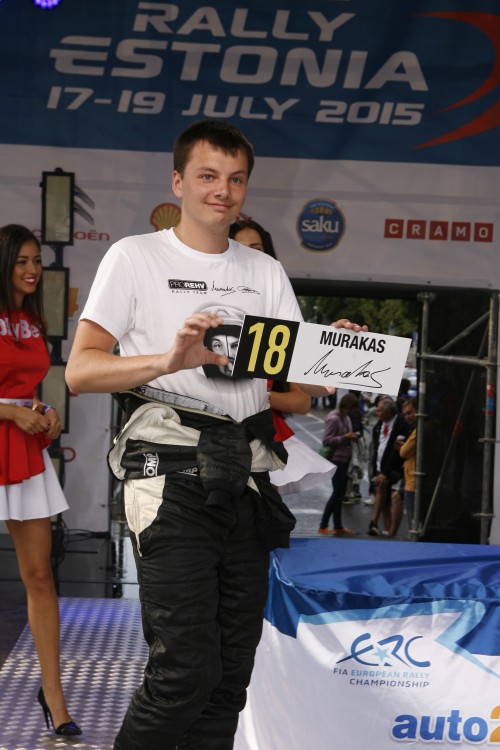 Roland Murakas 18th position rally Estonia