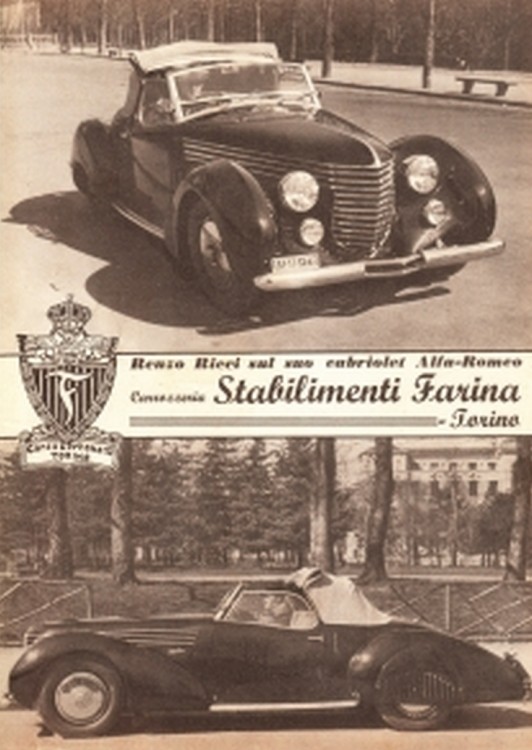 1938 6C Alfa Romeo 2300 B Mille Miglia
