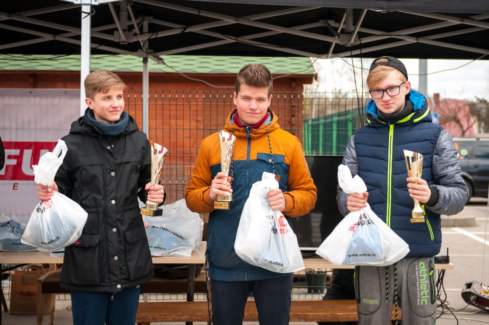 jaunimo klases prizininkai