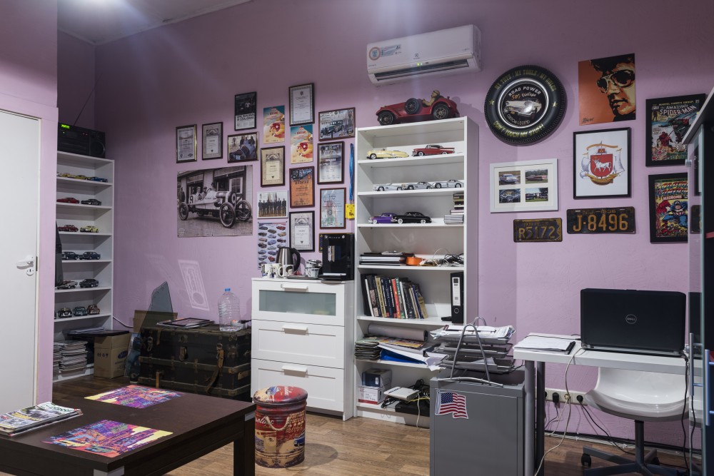 Šarūno Žitkevičiaus biuras ( Arnoldo Ivanausko nuotr.) Classic Car Loft biuras
