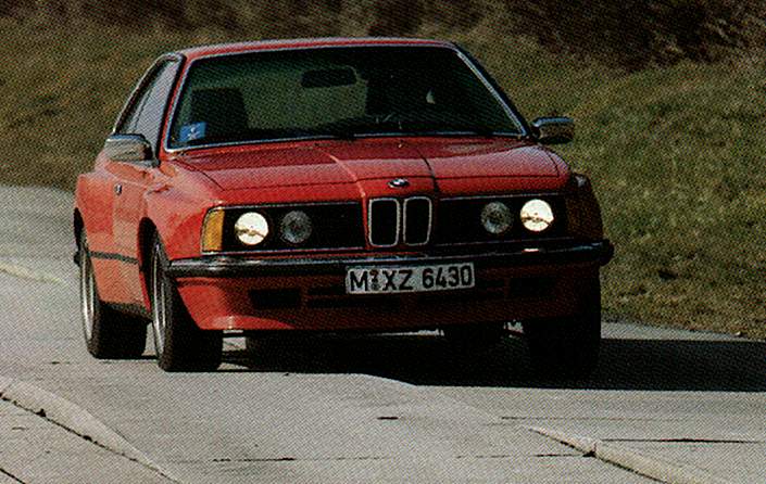BMW E24 su 12 cilindrų varikliu