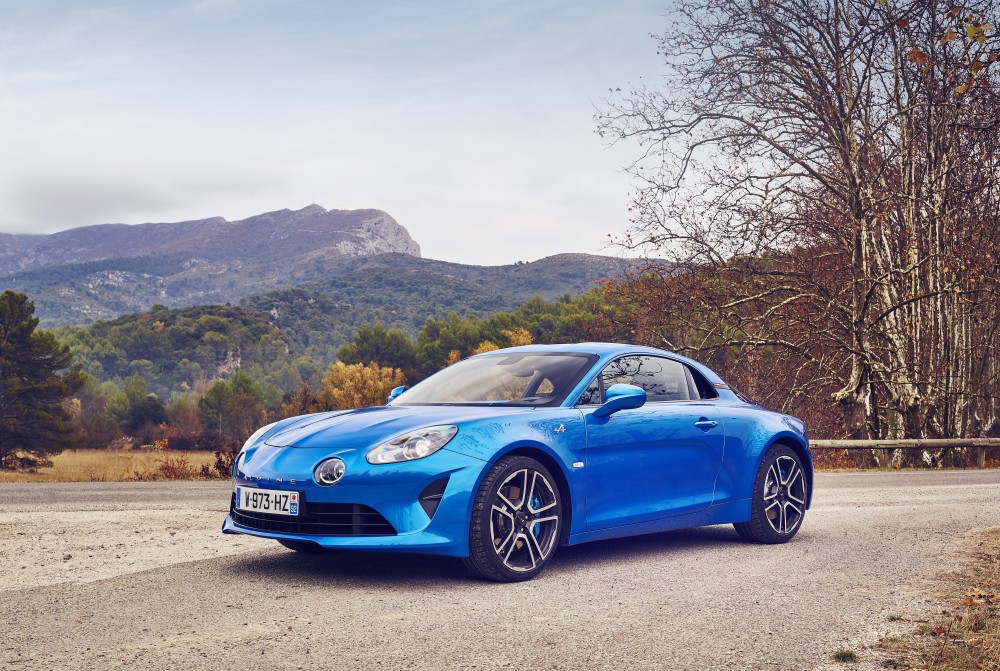 2017 - ALPINE A110 drive tests in Aix-en-Provence region