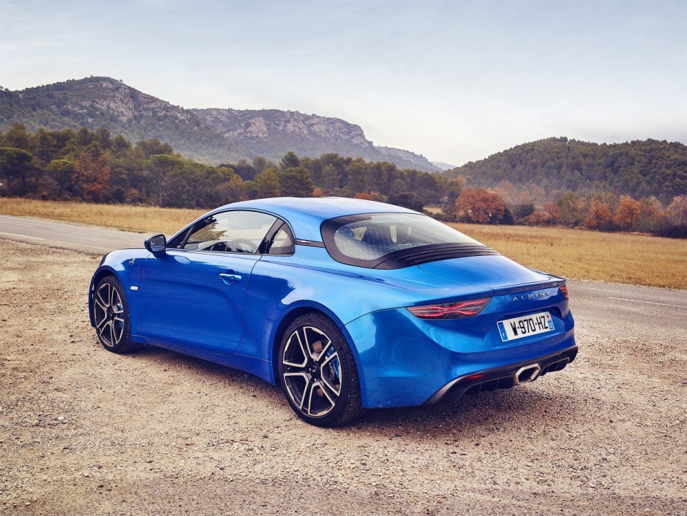 2017 - ALPINE A110 drive tests in Aix-en-Provence region