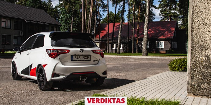 Sportiško Toyota Yaris GRMN apžvalga