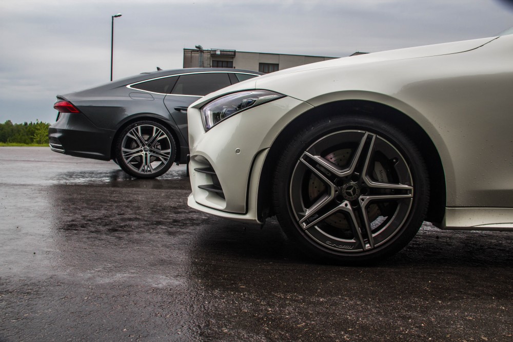 Palyginamasis testas: Audi A7 Sportback prieš Mercedes-Benz CLS