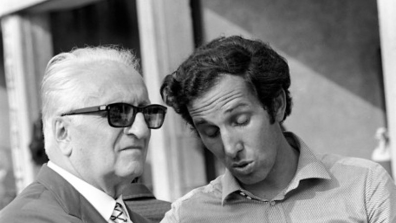 Enzo Ferrari ir Mauro Forgieri