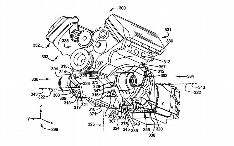 Ford hibridinės pavaros patentas (1)