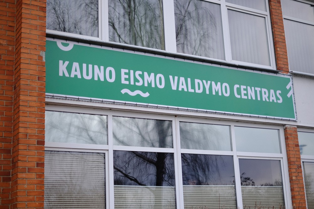 Kaune įrengtas naujasis eismo valdymo centras