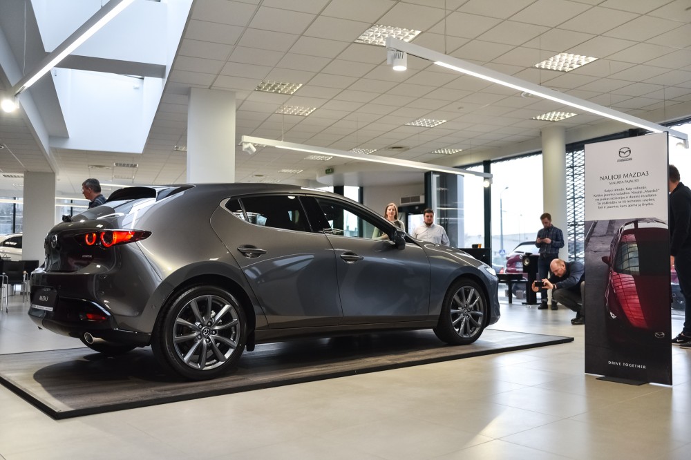 Naujos kartos Mazda 3 pristatymas Lietuvoje