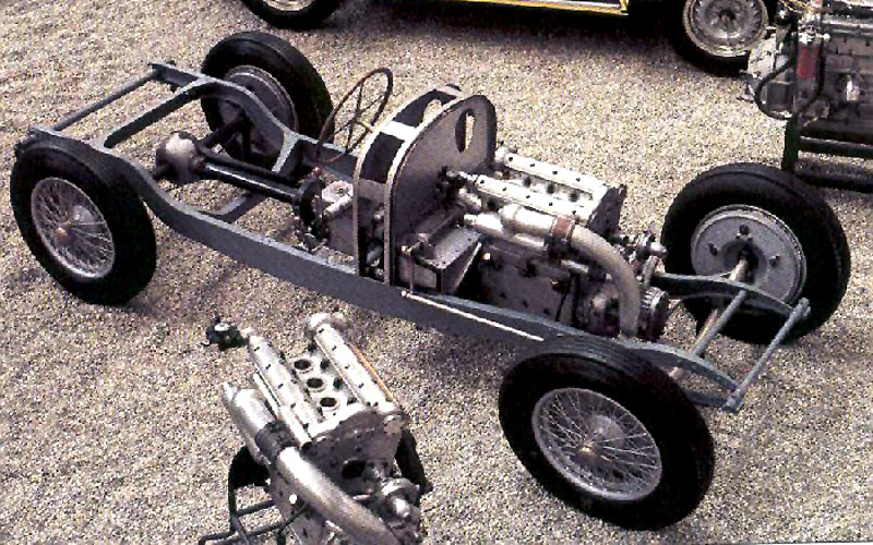 Bugatti Type 73C važiuoklė