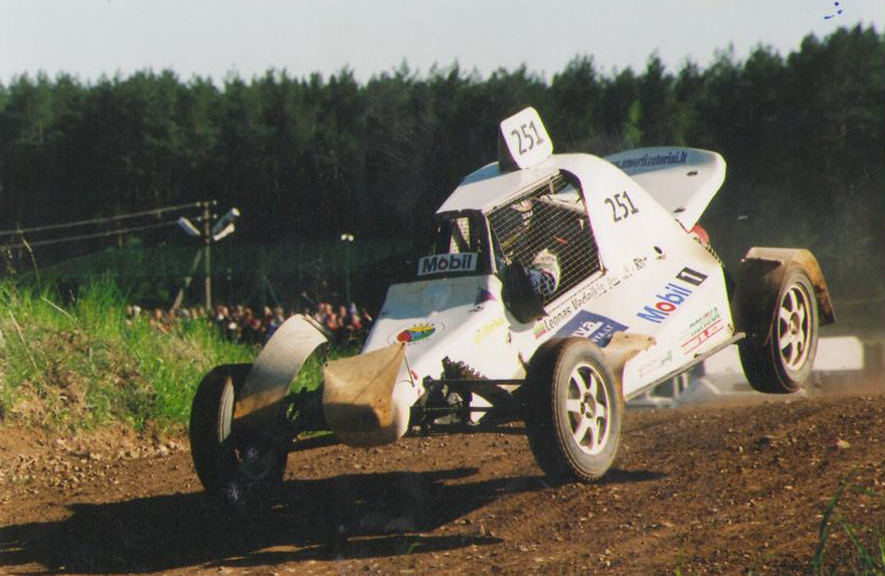Leonas Vedeikis Europos autokroso čempionate.