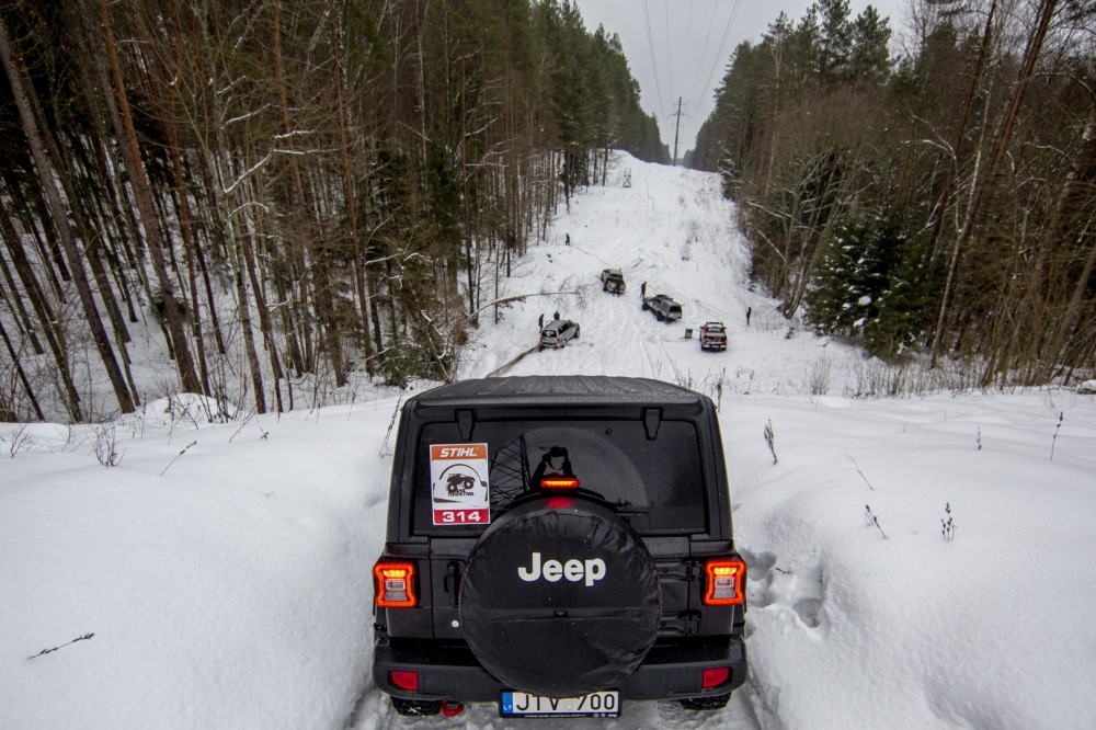 4x4 Perimetro 2019 m. varžybos žiemą 