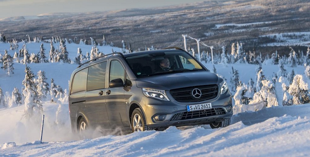 Mercedes-Benz Vito 4x4 žiemą