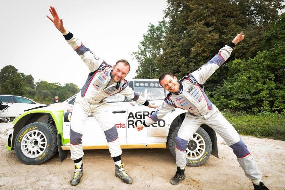 Rally Liepaja favoritai – Vaidotas Žala ir Andris Malnieks