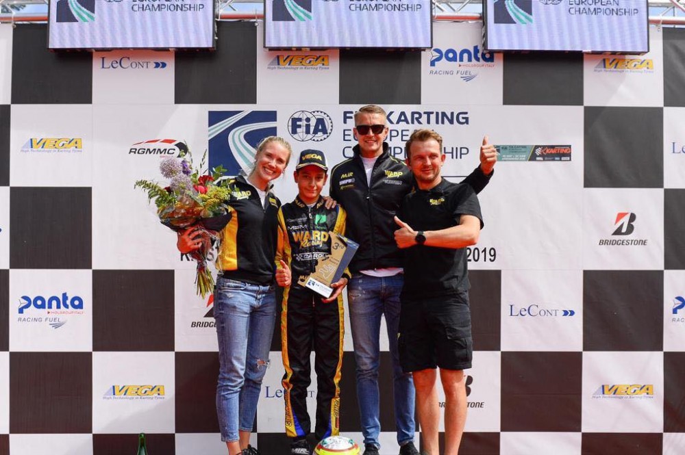 Europos kartingo čempionato dalyvis – Kajus Šikšnelis