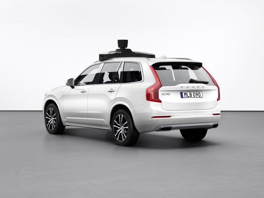 Uber autonominis Volvo XC90