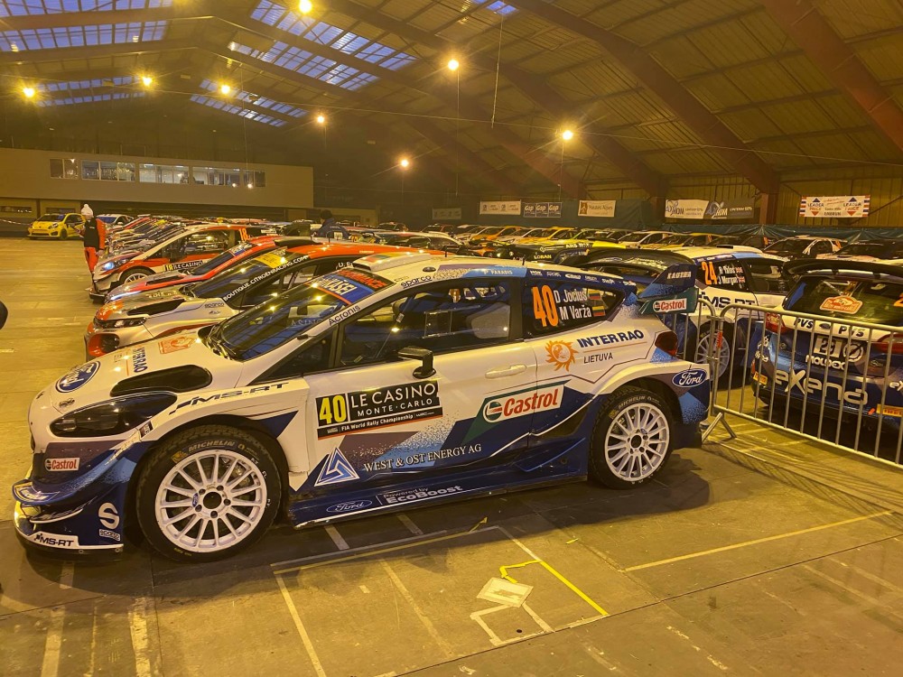 Deivido Jociaus vairuojama Ford Fiesta WRC