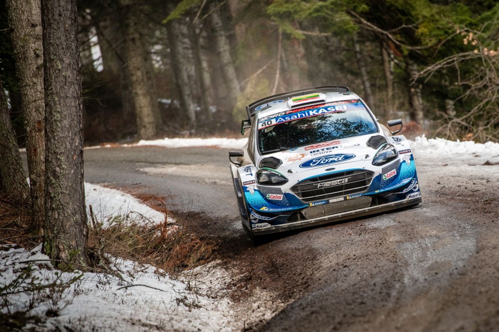 Deivido Jociaus vairuojama Ford Fiesta WRC