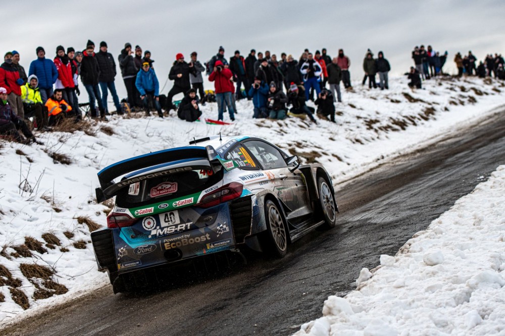 Deivido Jociaus vairuojama Ford Fiesta WRC