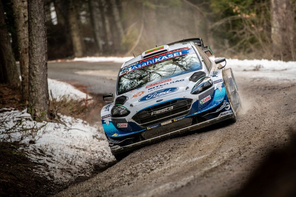 Deivido Jociaus vairuojama Ford Fiesta WRC