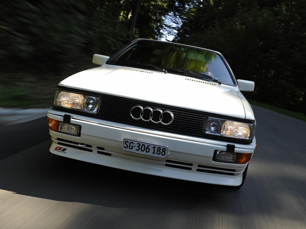 1980-aisiais pristatyta Audi Quattro