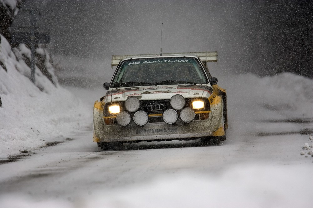 Ralio varžyboms paruošta Audi quattro Rallye S1