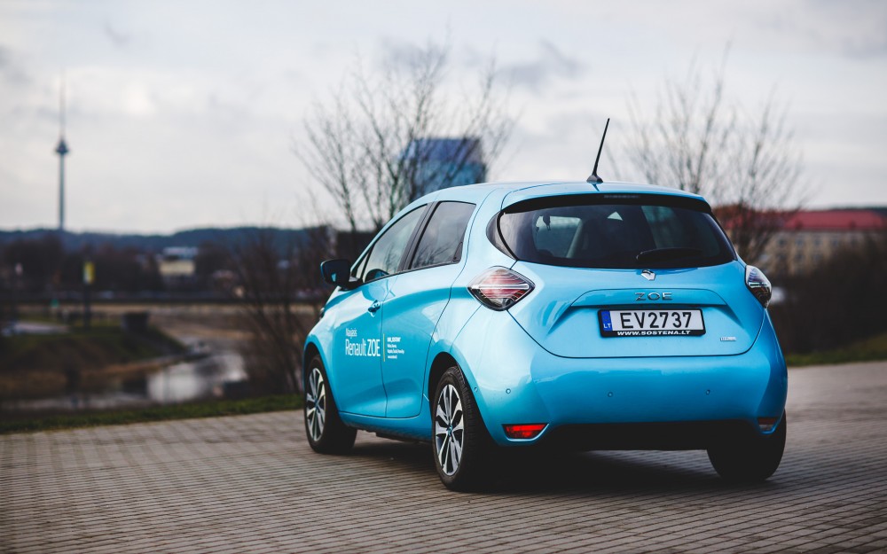 Lietuvoje pasirodęs Renault Zoe elektromobilis