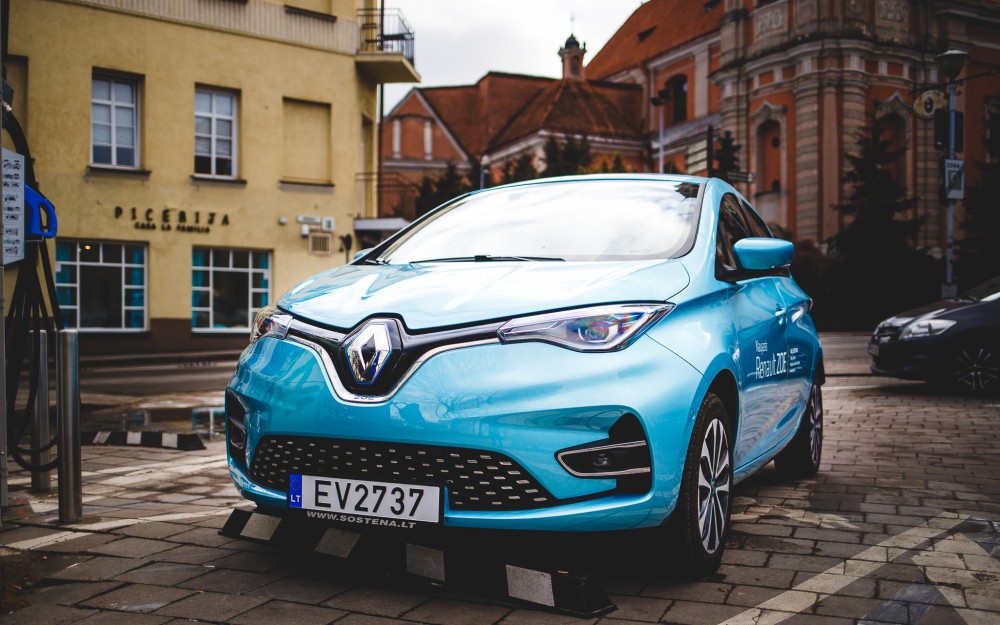 Lietuvoje pasirodęs Renault Zoe elektromobilis