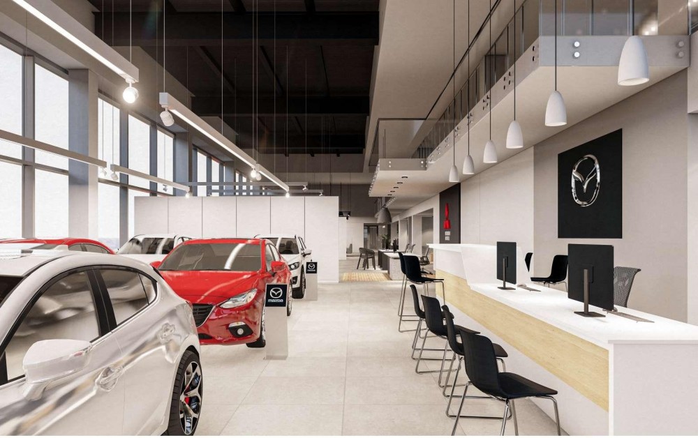 Naujas Mazda ir Mitsubishi salonas Vilniuje