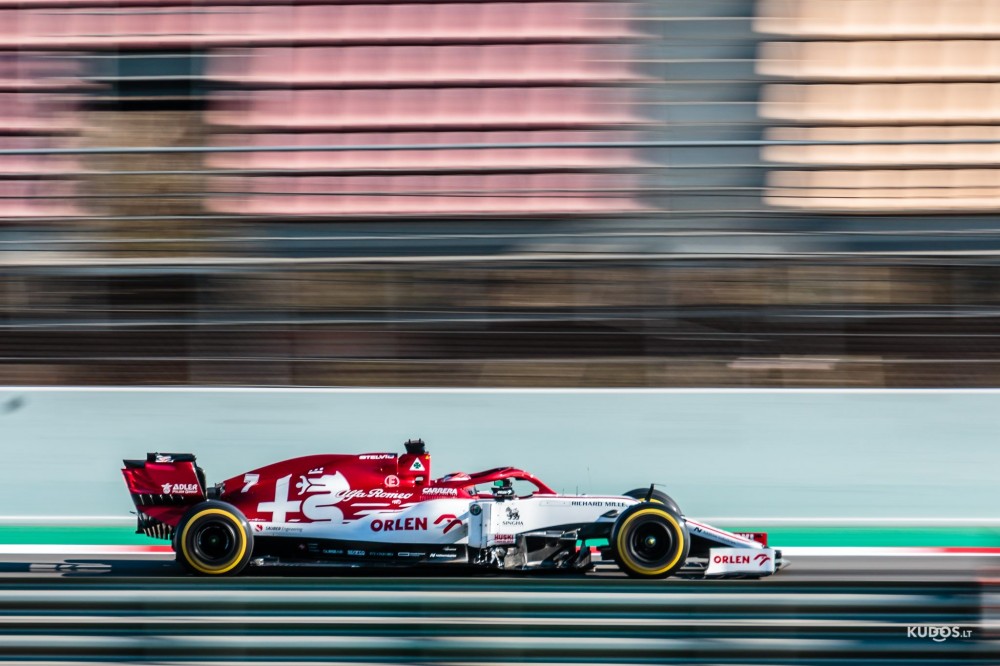 Alfa Romeo Racing ORLEN C39, #7 Kimi Räikkönen