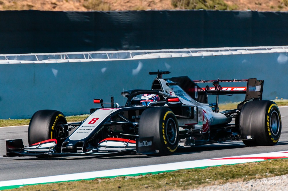 Haas F1 Team VF-20, #8 Romain Grosjean