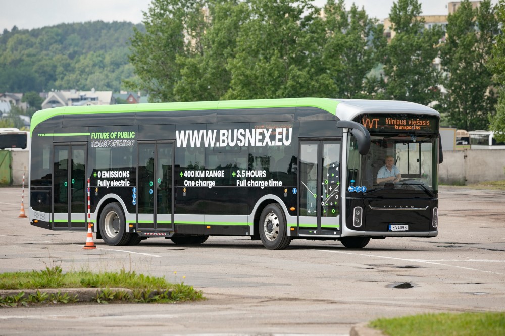 Vilniuje bus bandomas Kinijoje pagamintas elektrinis autobusas