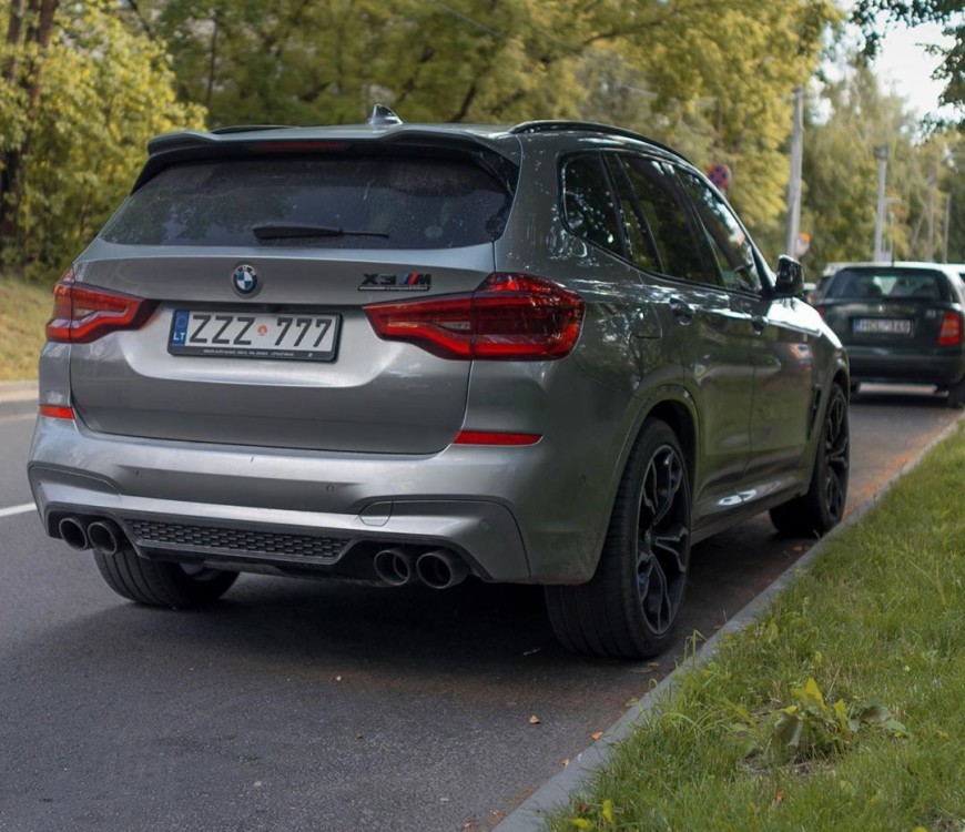 Vilniuje užfiksuotas BMW X3M Competition