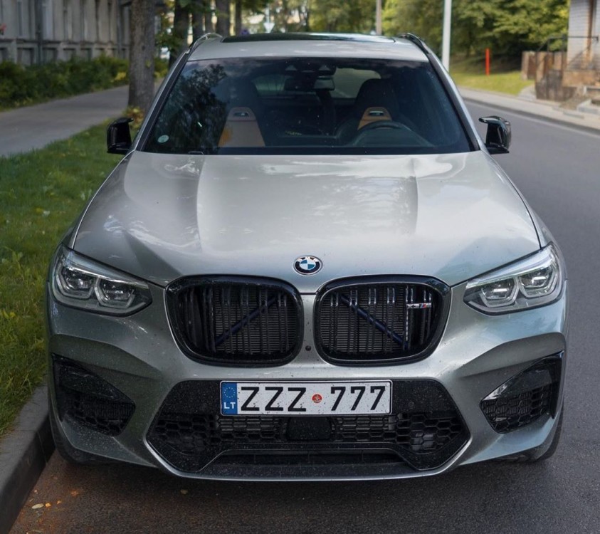 Vilniuje užfiksuotas BMW X3M Competition