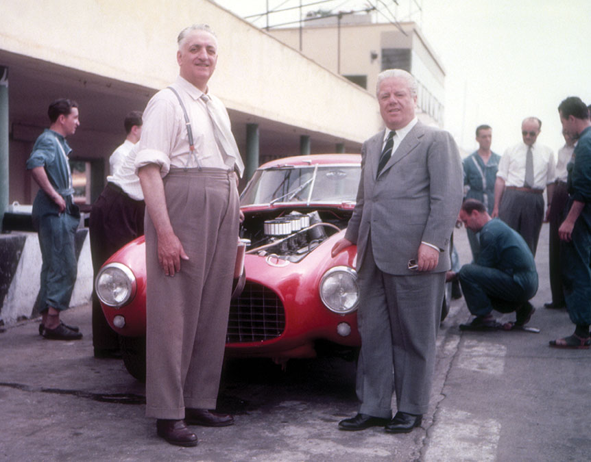 Enzo Ferrari ir Battista Farina