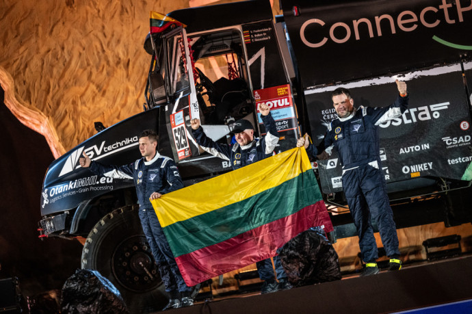 „ConnectPay Racing“ komanda ir Vaidotas Paškevičius / Dakaro ralis 2022