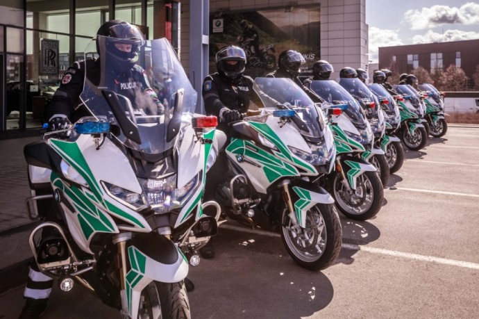 Lietuvos policijos autoparke – 11 naujų BMW motociklų