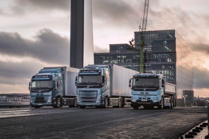Volvo Trucks sunkiasvorių elektrinių sunkvežimių gama