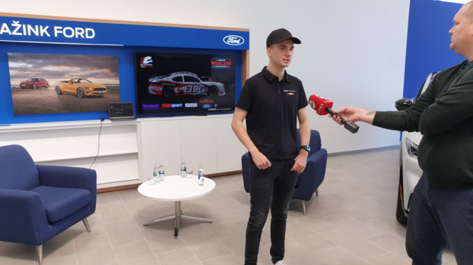 Gustas Grinbergas pradeda naują karjeros etapą – startuos NASCAR