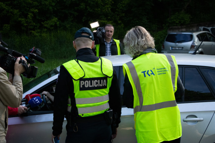 Lietuvos policijos atliekamas reidas