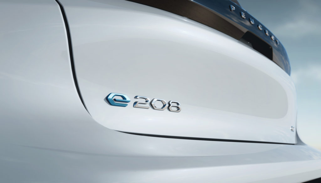2023 electric Peugeot e-208 with bigger battery