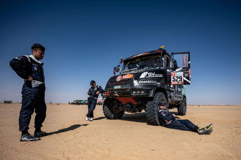 „Constra Racing“ komandos sunkvežimis Dakaro ralyje